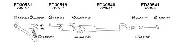 VENEPORTE 300141 Exhaust System
